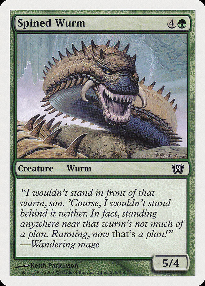 Spined Wurm [Eighth Edition] | Webway Games
