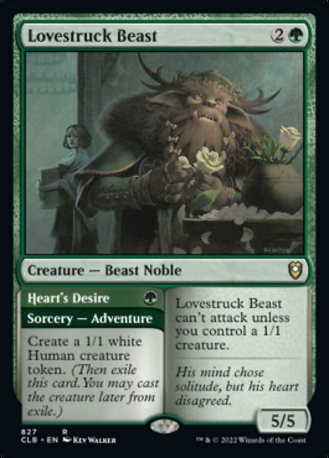 Lovestruck Beast // Heart's Desire [Commander Legends: Battle for Baldur's Gate] | Webway Games
