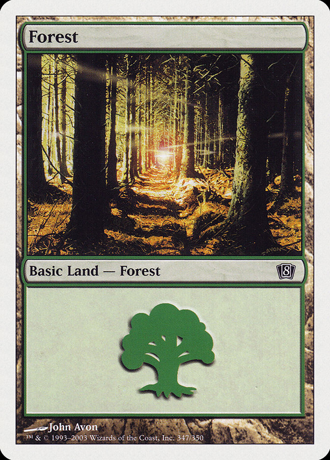 Forest (#347) [Eighth Edition] | Webway Games