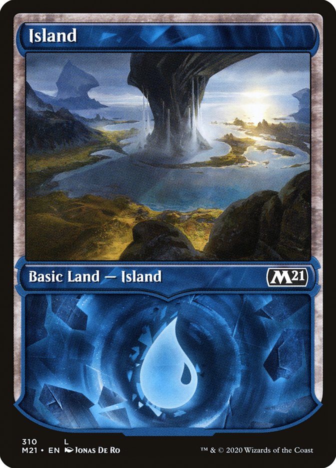 Island (#310) (Showcase) [Core Set 2021] | Webway Games