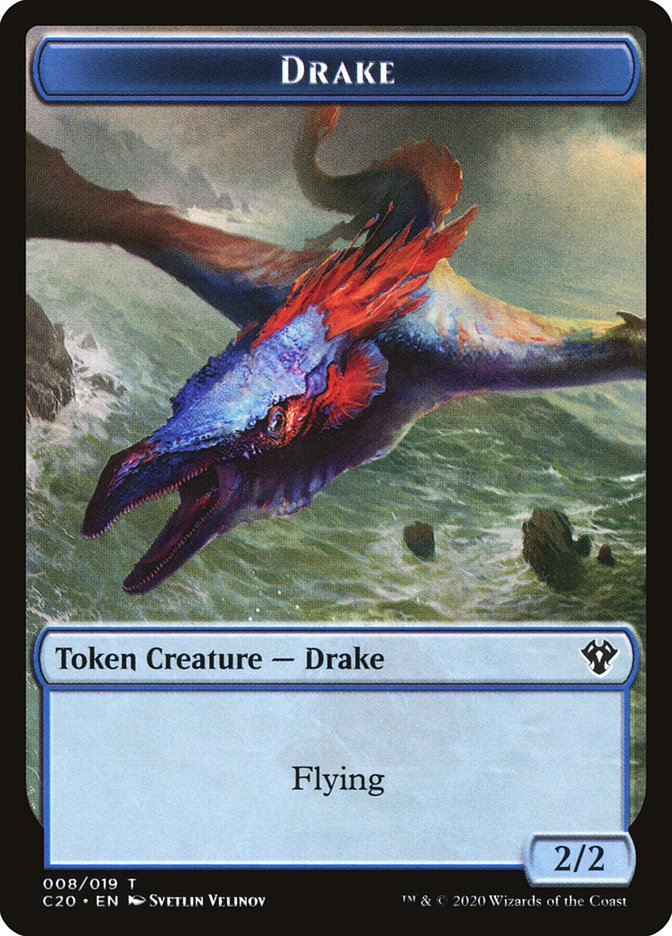 Human Soldier (005) // Drake Double-sided Token [Commander 2020 Tokens] | Webway Games