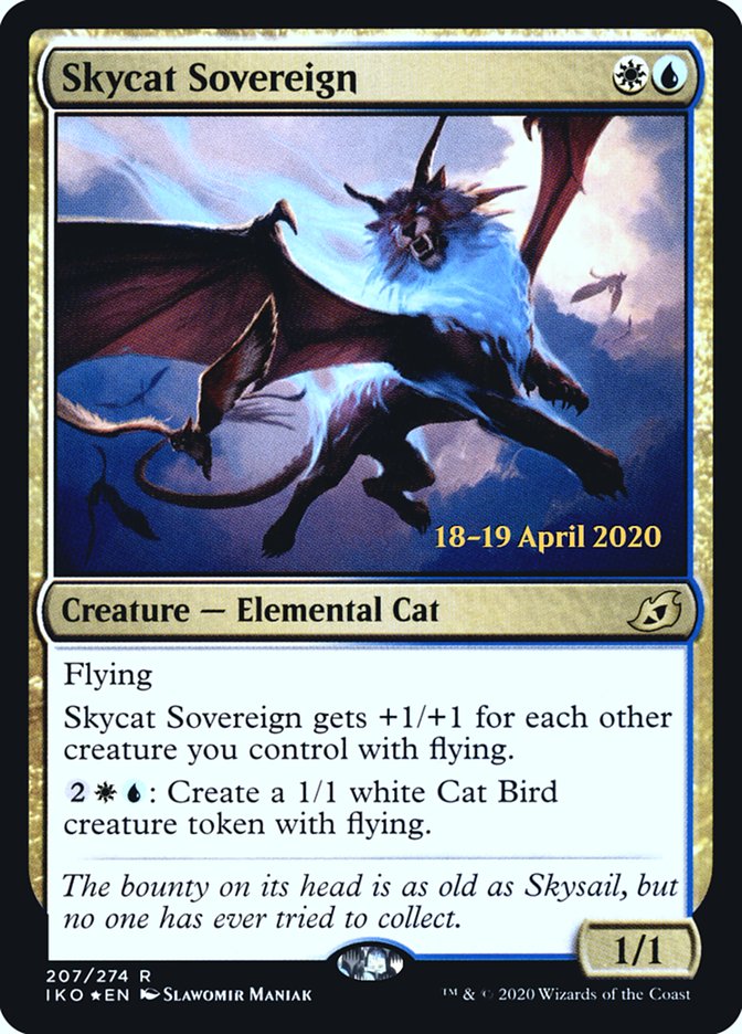 Skycat Sovereign  [Ikoria: Lair of Behemoths Prerelease Promos] | Webway Games