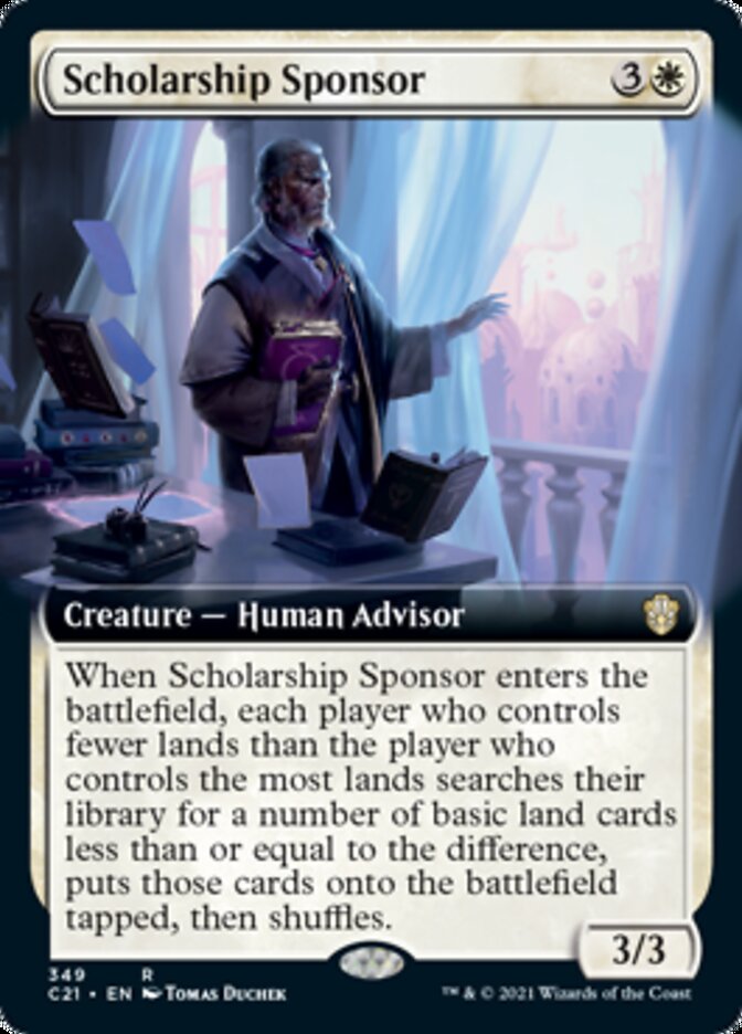 Scholarship Sponsor (Extended) [Commander 2021] | Webway Games