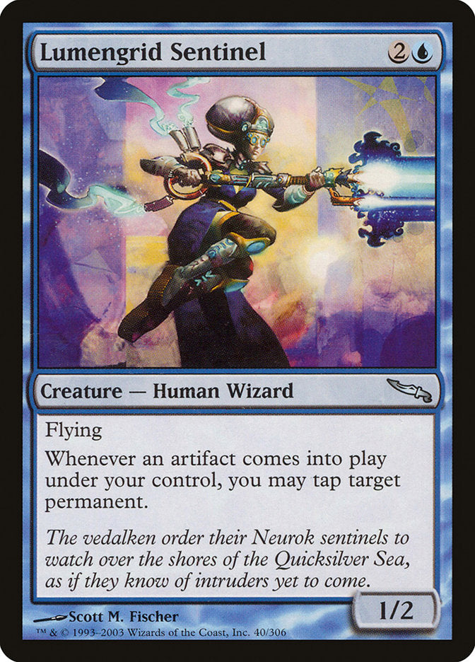 Lumengrid Sentinel [Mirrodin] | Webway Games
