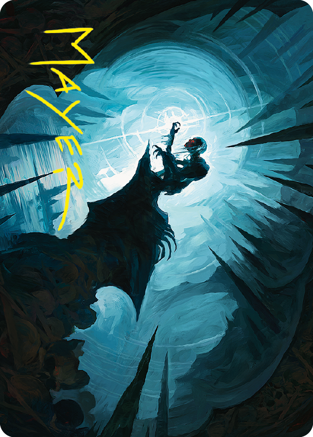 Gollum, Patient Plotter Art Card (Gold-Stamped Signature) [The Lord of the Rings: Tales of Middle-earth Art Series] | Webway Games