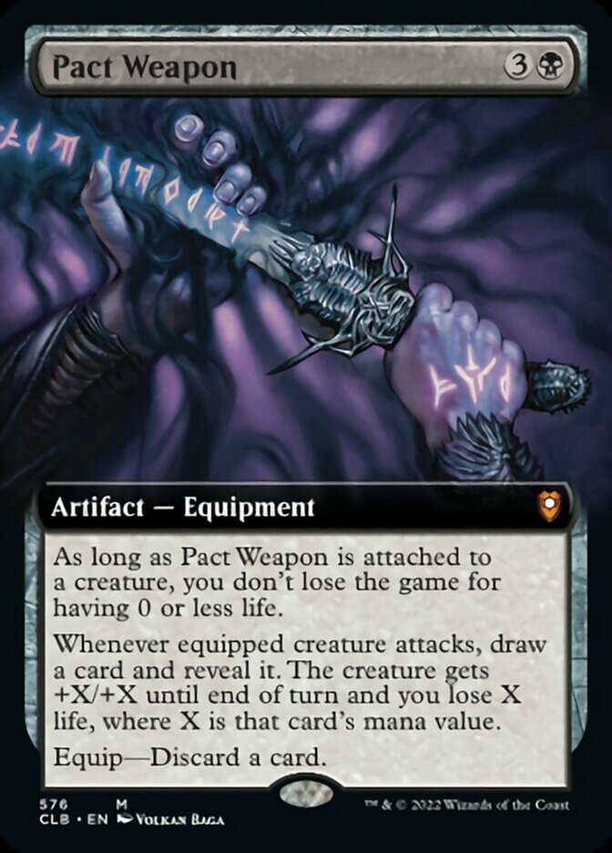 Pact Weapon (Extended Art) [Commander Legends: Battle for Baldur's Gate] | Webway Games