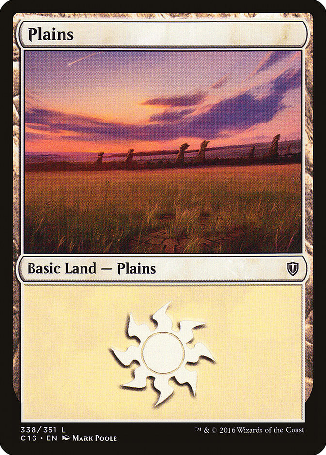Plains (#338) [Commander 2016] | Webway Games