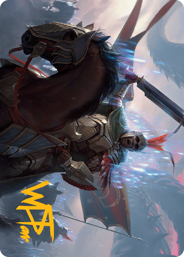 Marshal of Zhalfir Art Card (Gold-Stamped Signature) [March of the Machine Art Series] | Webway Games