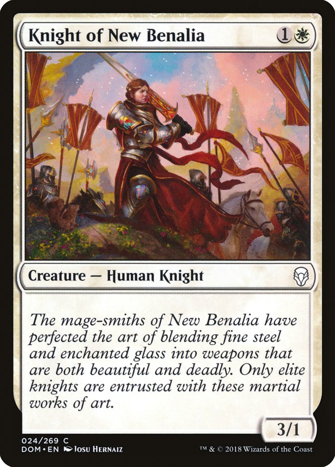 Knight of New Benalia [Dominaria] | Webway Games