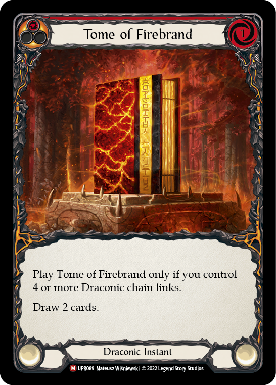 Tome of Firebrand [UPR089] (Uprising)  Rainbow Foil | Webway Games