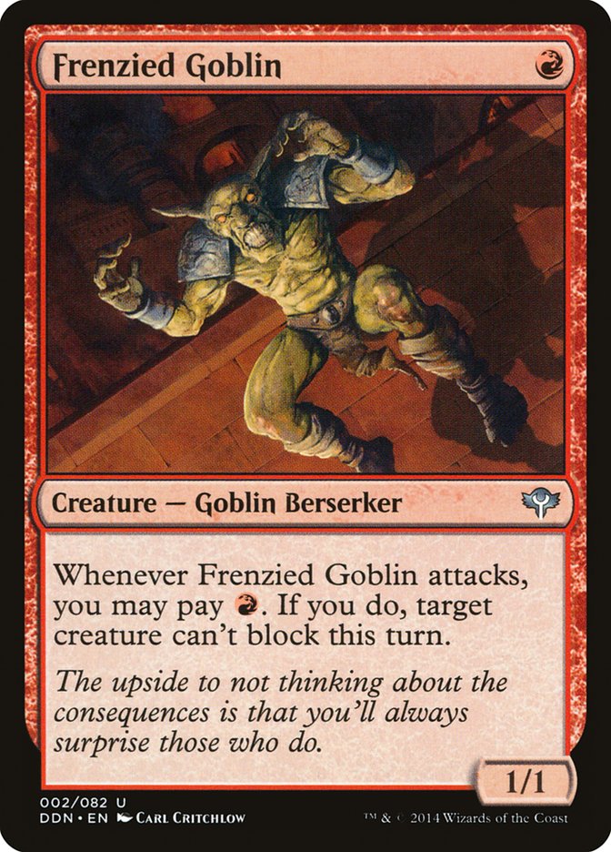 Frenzied Goblin [Duel Decks: Speed vs. Cunning] | Webway Games
