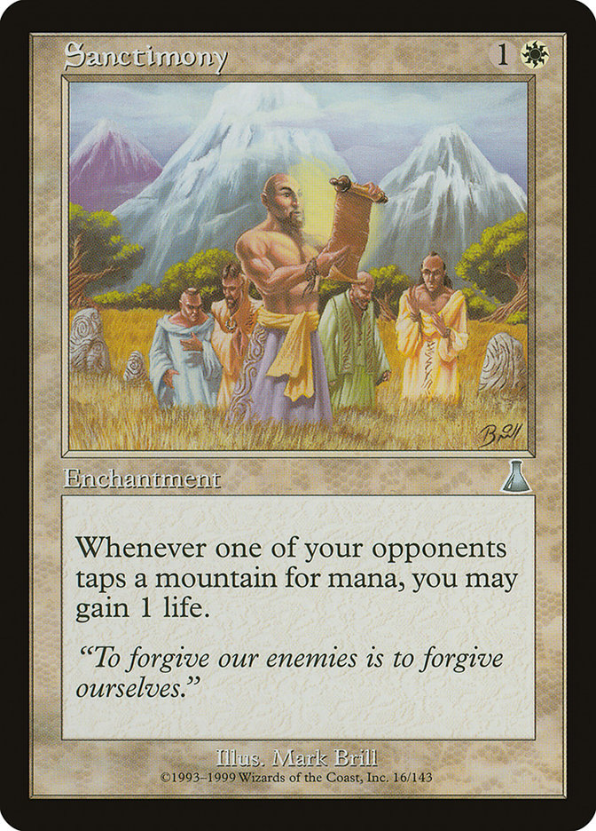 Sanctimony [Urza's Destiny] | Webway Games