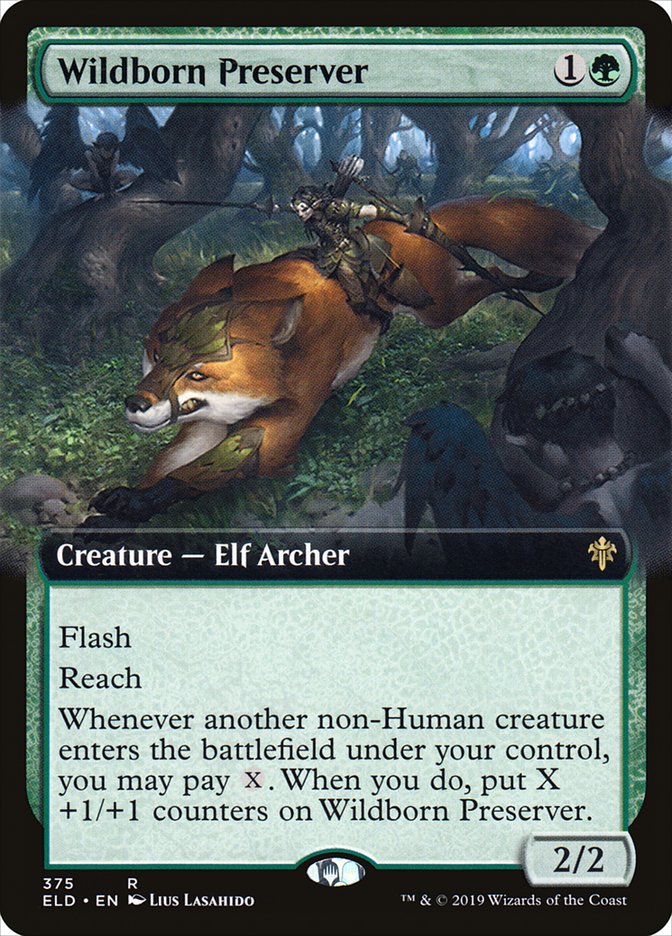Wildborn Preserver (Extended Art) [Throne of Eldraine] | Webway Games