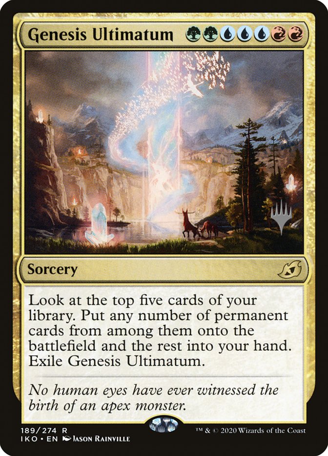 Genesis Ultimatum (Promo Pack) [Ikoria: Lair of Behemoths Promos] | Webway Games