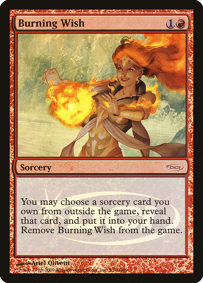 Burning Wish [Judge Gift Cards 2009] | Webway Games