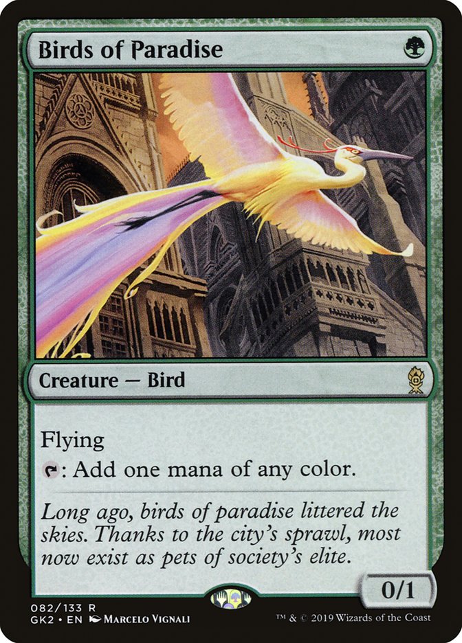 Birds of Paradise [Ravnica Allegiance Guild Kit] | Webway Games