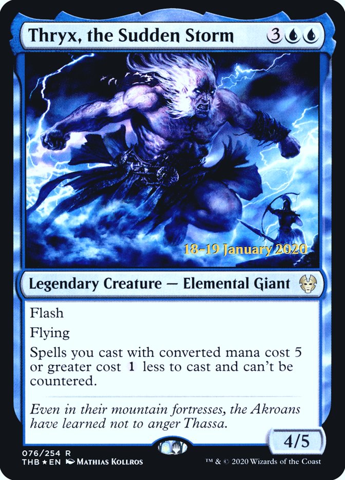 Thryx, the Sudden Storm [Theros Beyond Death Prerelease Promos] | Webway Games