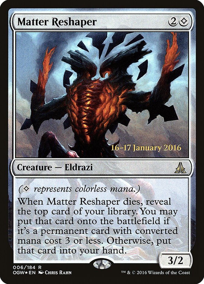 Matter Reshaper (Prerelease) [Oath of the Gatewatch Prerelease Promos] | Webway Games