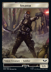 Soldier (003) // Sicarian Infiltrator Double-sided Token [Universes Beyond: Warhammer 40,000 Tokens] | Webway Games