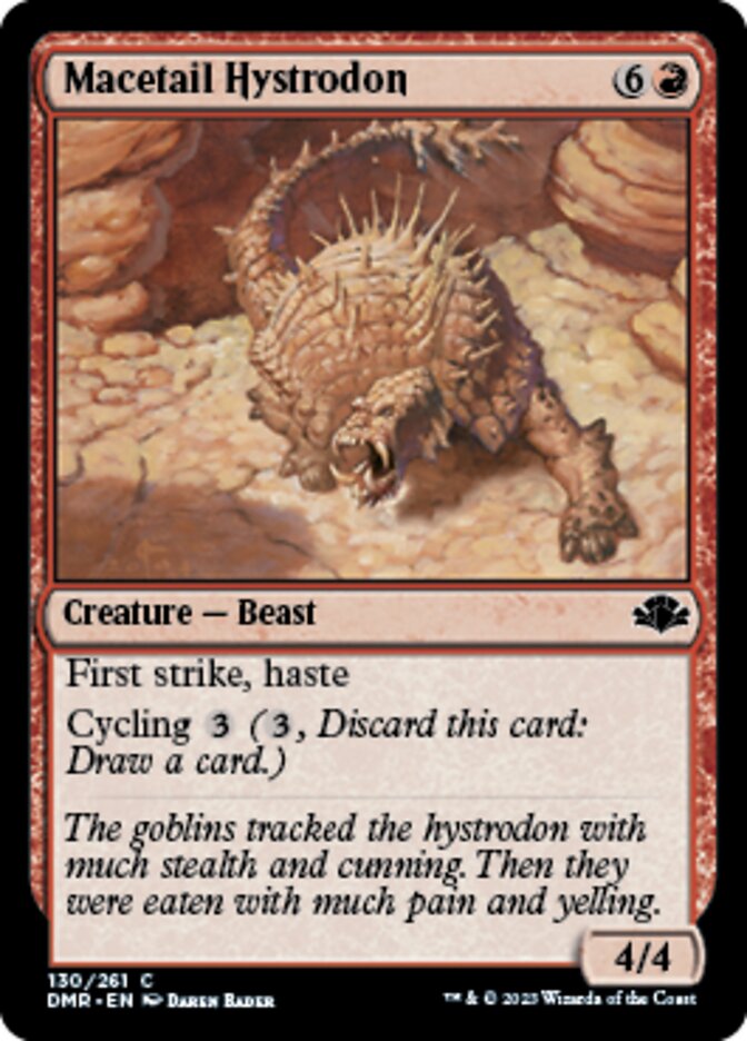 Macetail Hystrodon [Dominaria Remastered] | Webway Games