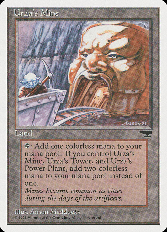 Urza's Mine (Mine Cart Entering Mouth) [Chronicles] | Webway Games