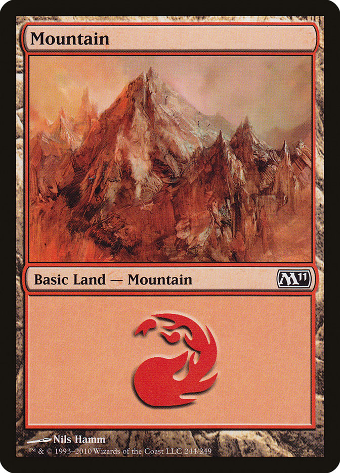 Mountain (#244) [Magic 2011] | Webway Games