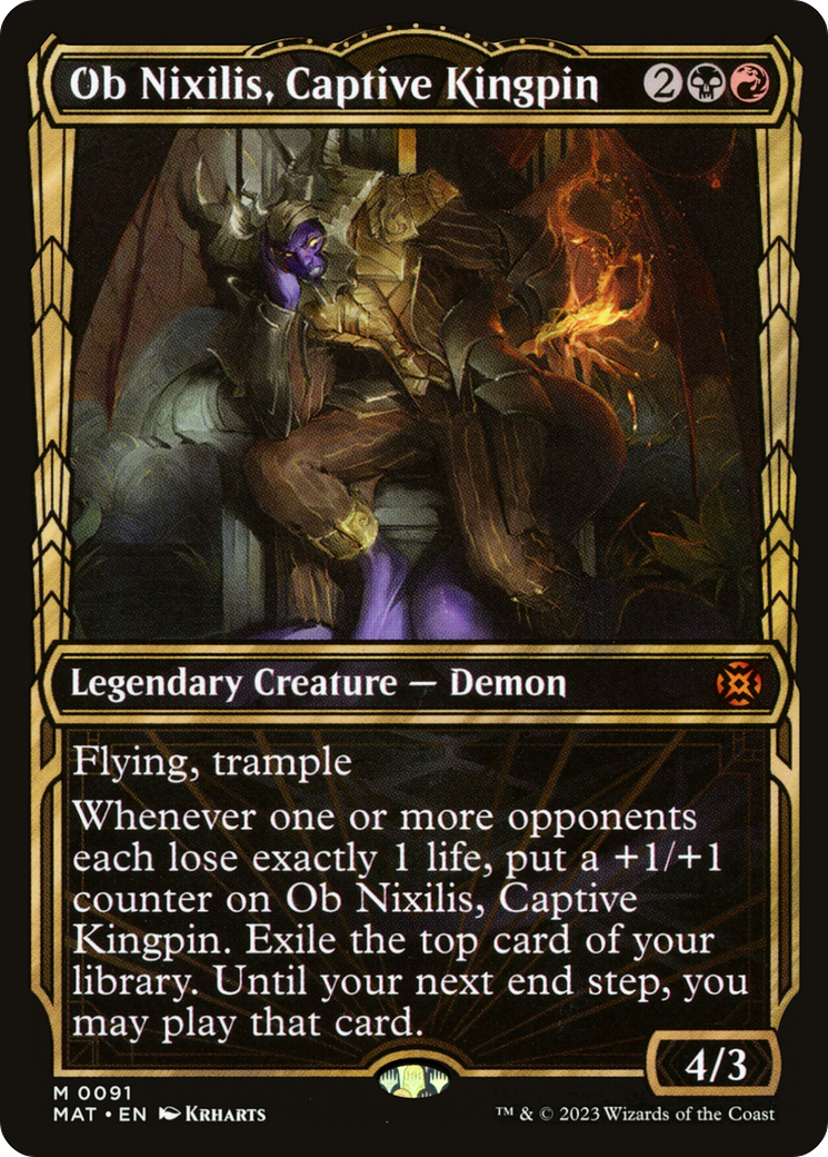 Ob Nixilis, Captive Kingpin (Showcase) [March of the Machine: The Aftermath] | Webway Games