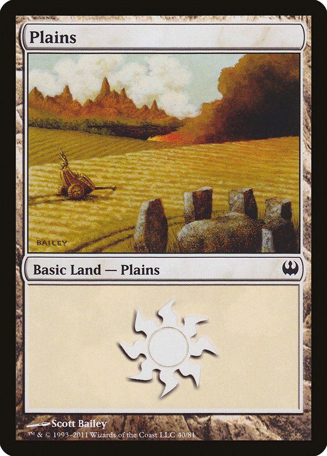 Plains (#40) [Duel Decks: Knights vs. Dragons] | Webway Games