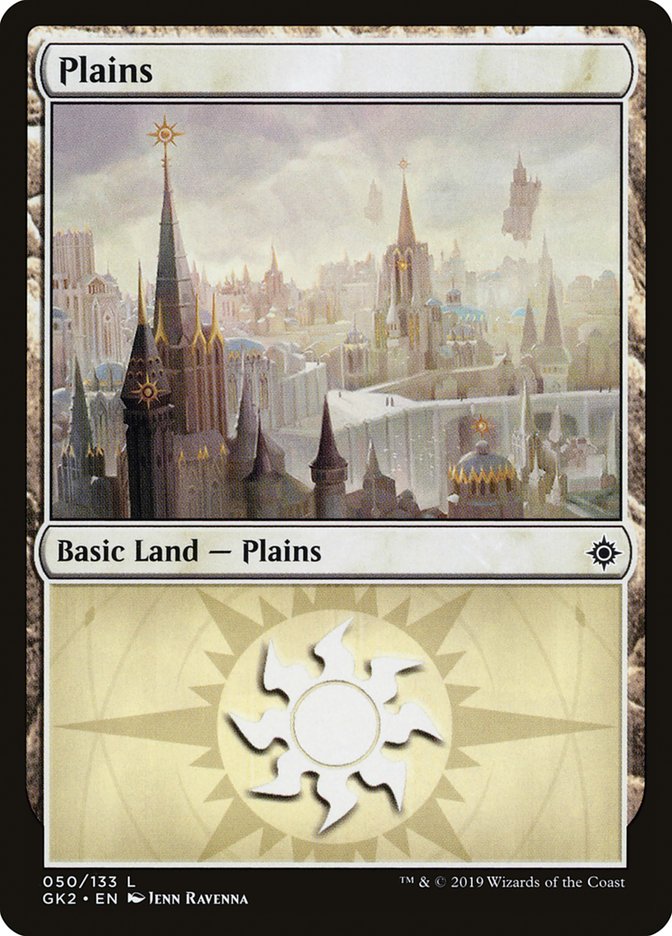 Plains (50) [Ravnica Allegiance Guild Kit] | Webway Games