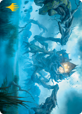 Creeping Inn Art Card (Gold-Stamped Signature) [Innistrad: Midnight Hunt Art Series] | Webway Games