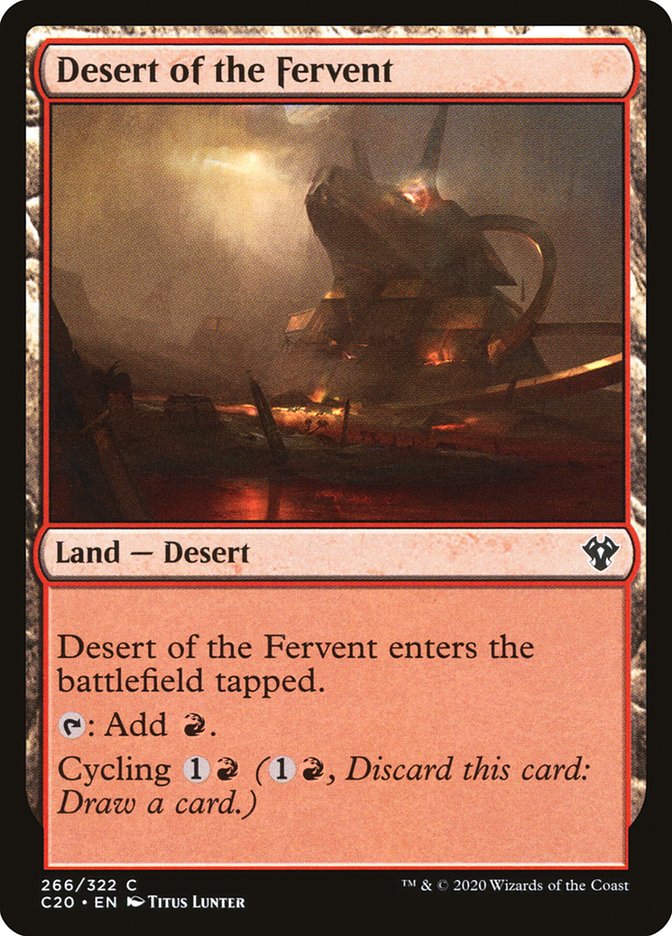 Desert of the Fervent [Commander 2020] | Webway Games