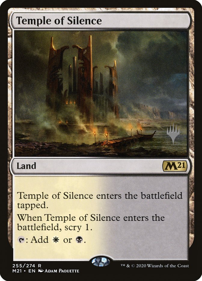 Temple of Silence (Promo Pack) [Core Set 2021 Promos] | Webway Games