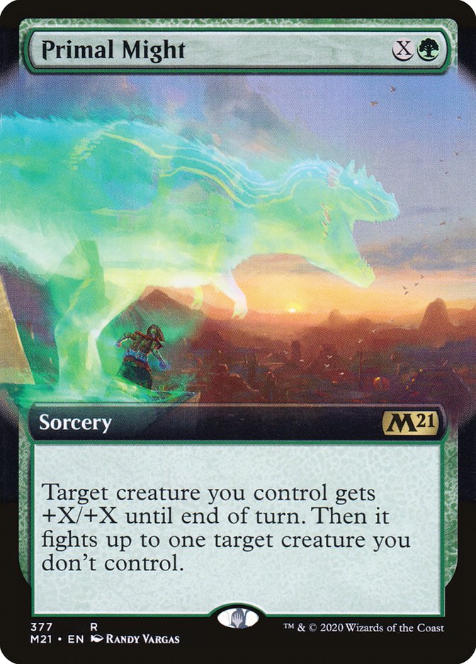 Primal Might (Extended Art) [Core Set 2021] | Webway Games