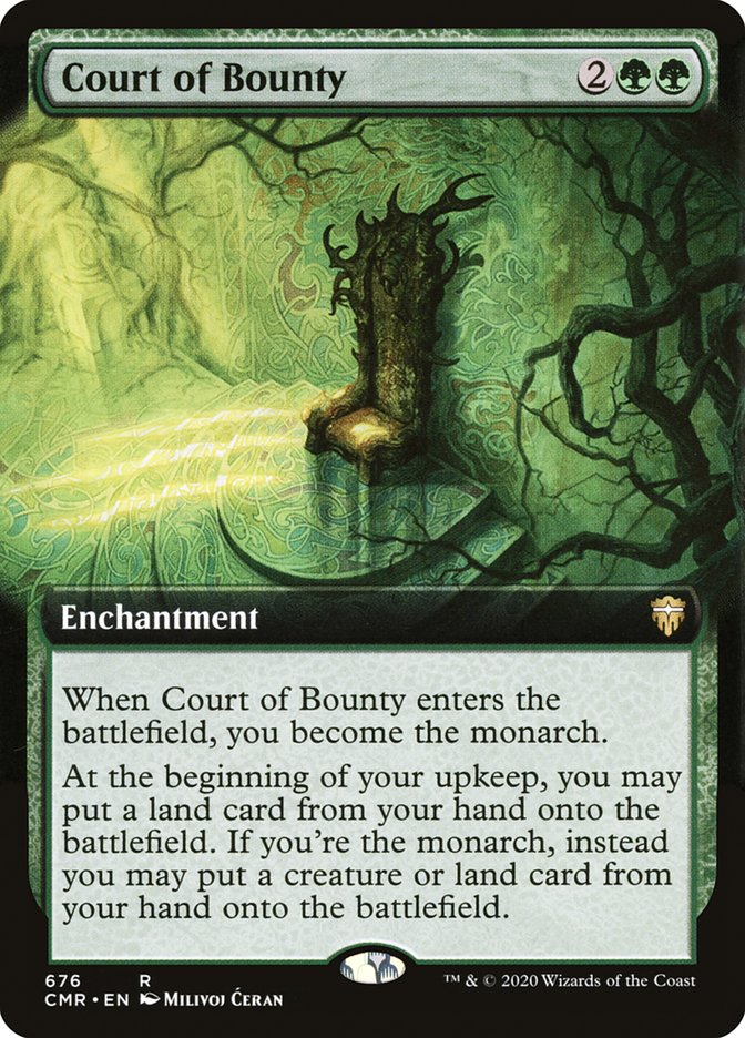 Court of Bounty (Extended Art) [Commander Legends] | Webway Games