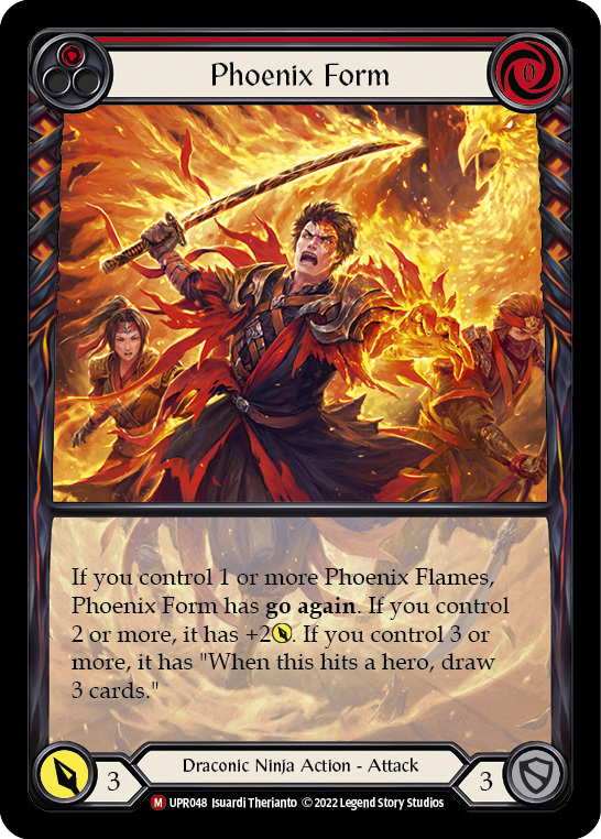 Phoenix Form (Extended Art) [UPR048] (Uprising)  Rainbow Foil | Webway Games