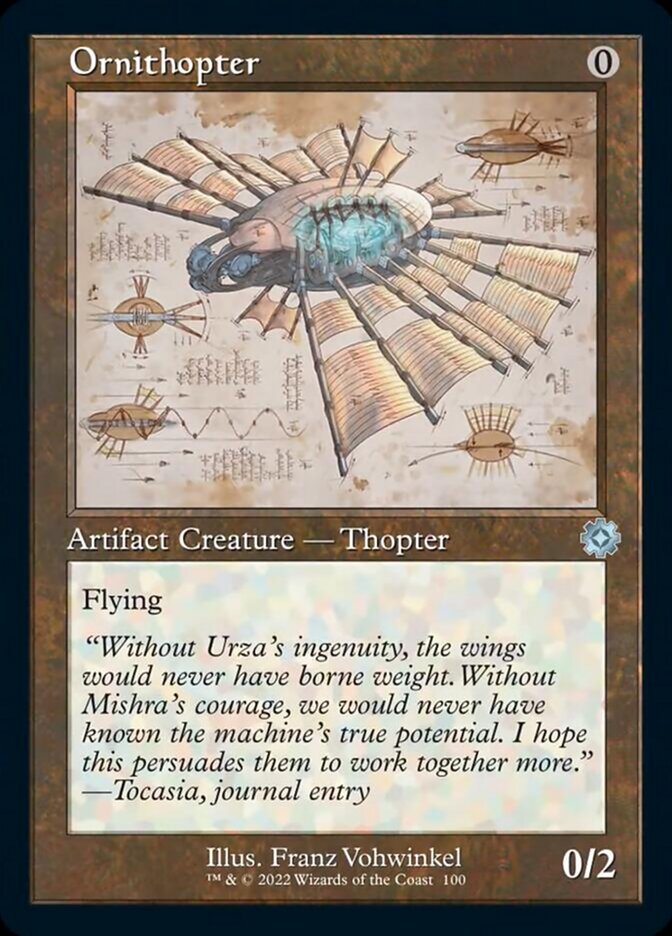 Ornithopter (Retro Schematic) [The Brothers' War Retro Artifacts] | Webway Games