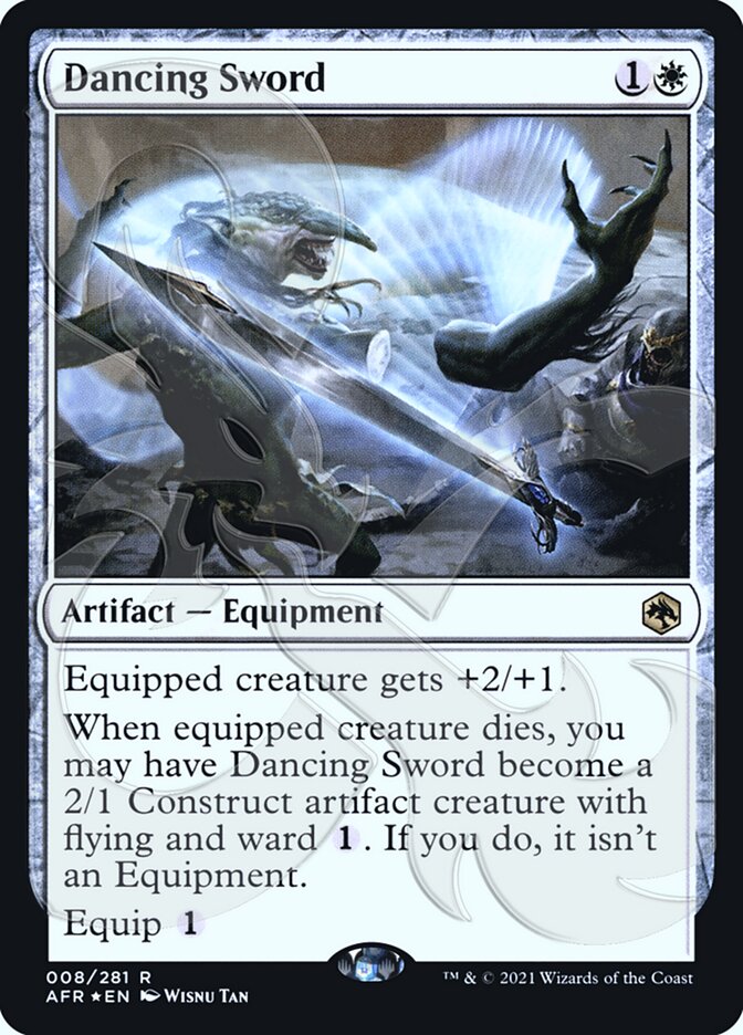 Dancing Sword (Ampersand Promo) [Dungeons & Dragons: Adventures in the Forgotten Realms Promos] | Webway Games