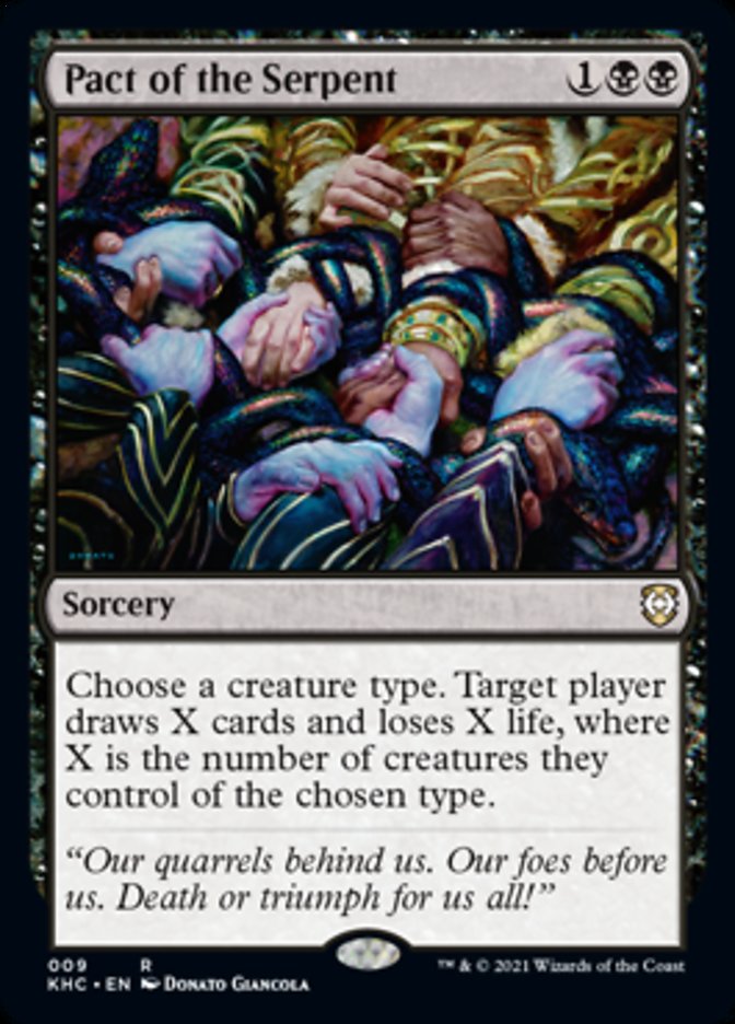 Pact of the Serpent [Kaldheim Commander] | Webway Games