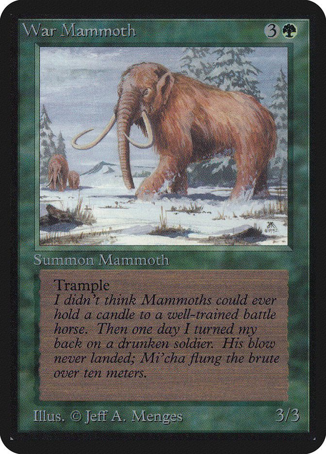 War Mammoth [Limited Edition Alpha] | Webway Games