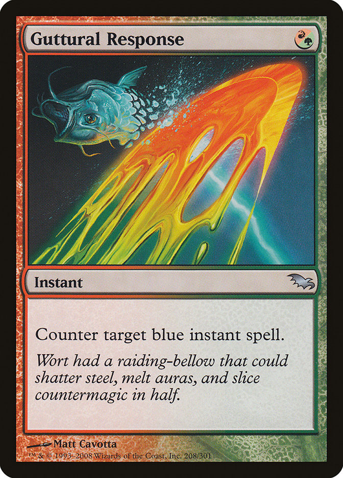 Guttural Response [Shadowmoor] | Webway Games