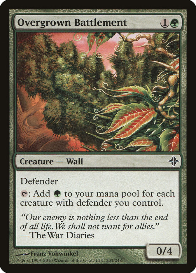 Overgrown Battlement [Rise of the Eldrazi] | Webway Games