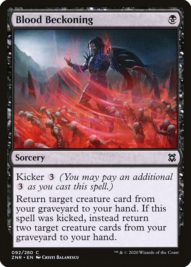 Blood Beckoning [Zendikar Rising] | Webway Games