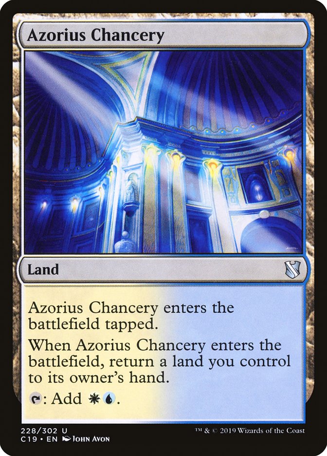 Azorius Chancery [Commander 2019] | Webway Games