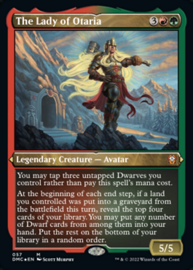 The Lady of Otaria (Foil Etched) [Dominaria United Commander] | Webway Games