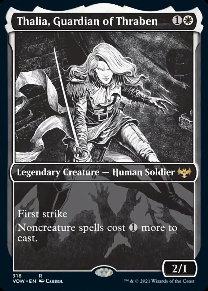 Thalia, Guardian of Thraben (Showcase Eternal Night) [Innistrad: Crimson Vow] | Webway Games