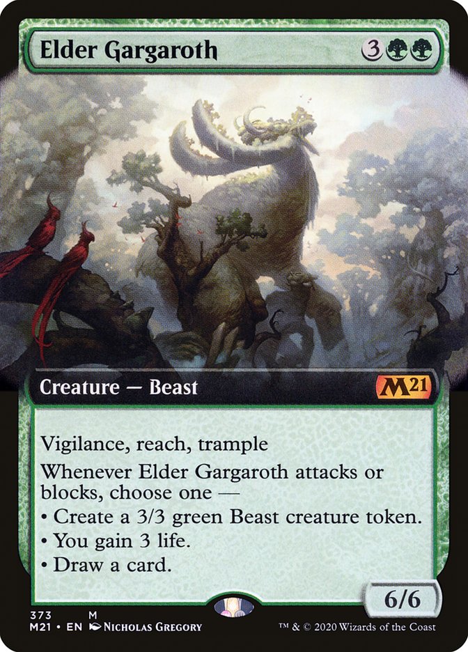 Elder Gargaroth (Extended Art) [Core Set 2021] | Webway Games