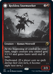 Reckless Stormseeker // Storm-Charged Slasher [Innistrad: Double Feature] | Webway Games