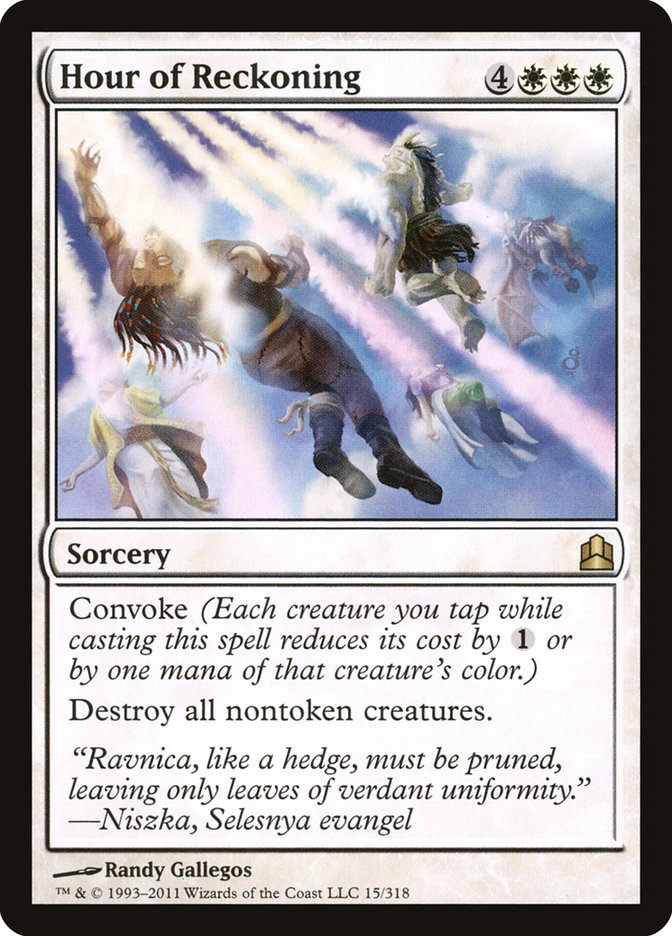 Hour of Reckoning [Commander 2011] | Webway Games