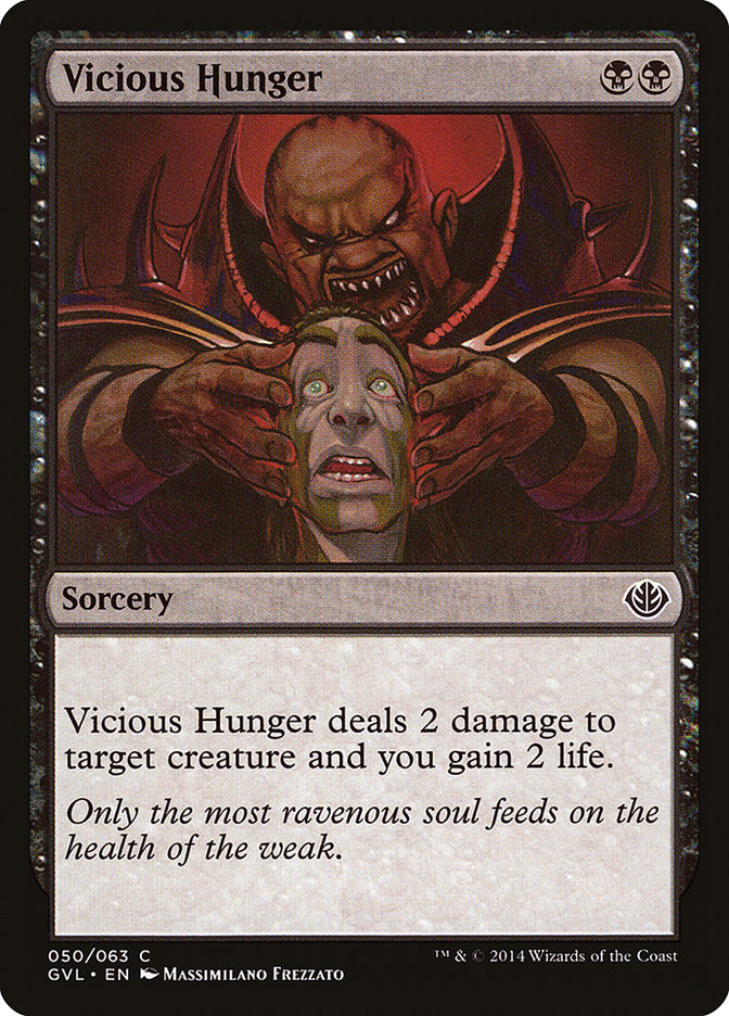 Vicious Hunger (Garruk vs. Liliana) [Duel Decks Anthology] | Webway Games