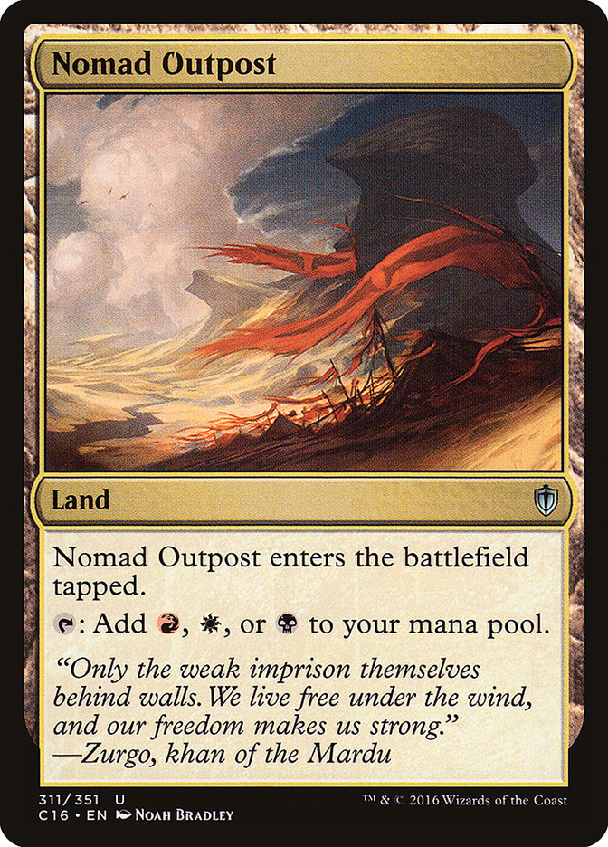 Nomad Outpost [Commander 2016] | Webway Games